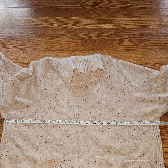 Cashmere Ann Taylor Turtleneck Tunic Sweater Size Large Sustainable - Picture 6 of 9
